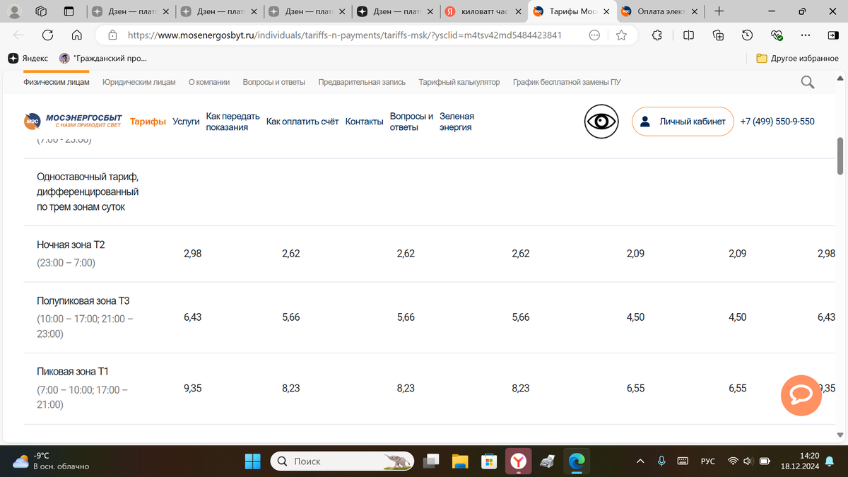 скан сайта Мосэнергосбыт