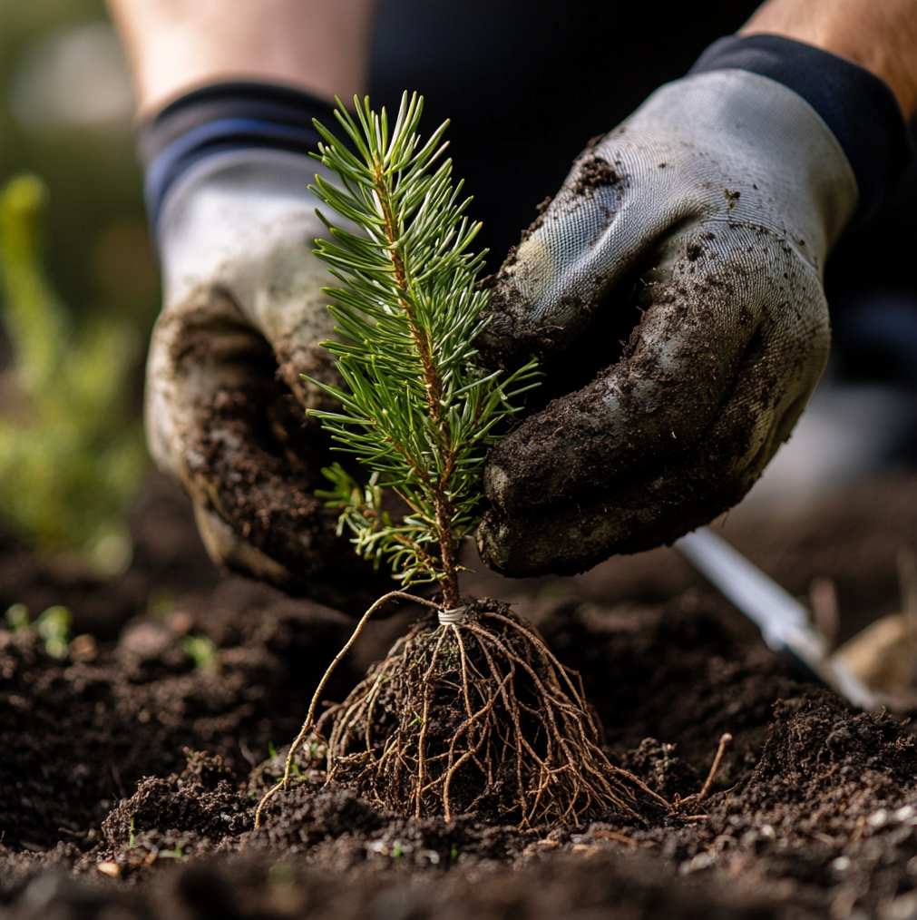 Как правильно пересадить маленькую сосну