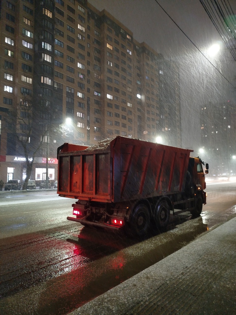 Падал вчерашний снег