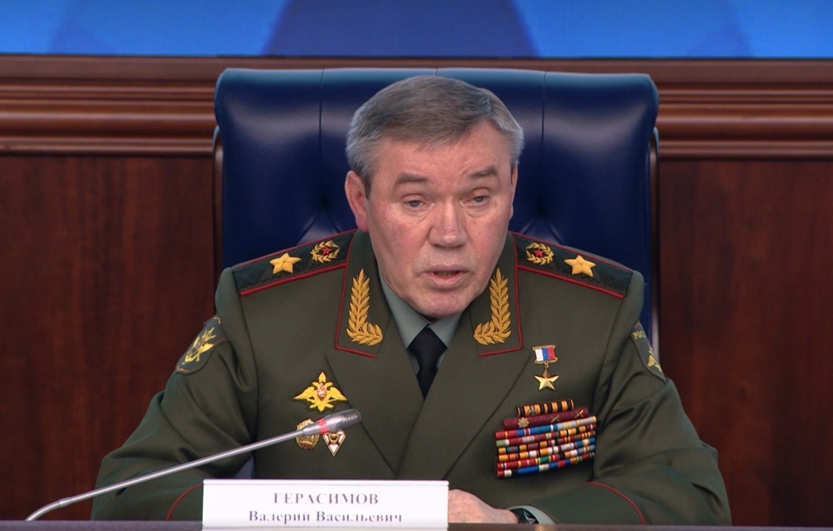    Начальник Генерального штаба ВС РФ Валерий Герасимов  Минобороны России