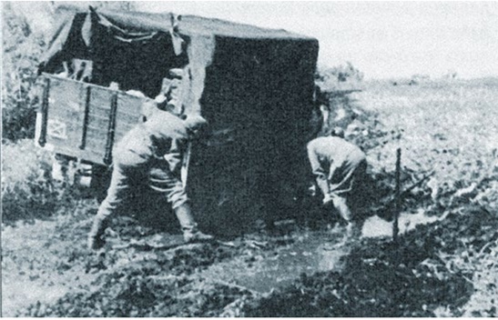 Оккупанты на Воловской земле