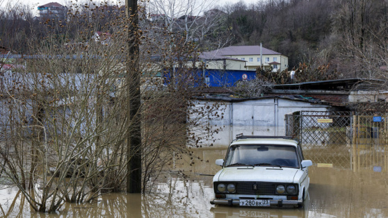    В Сочи минувшей ночью выпало беспрецедентное количество осадков Виктория Шварц