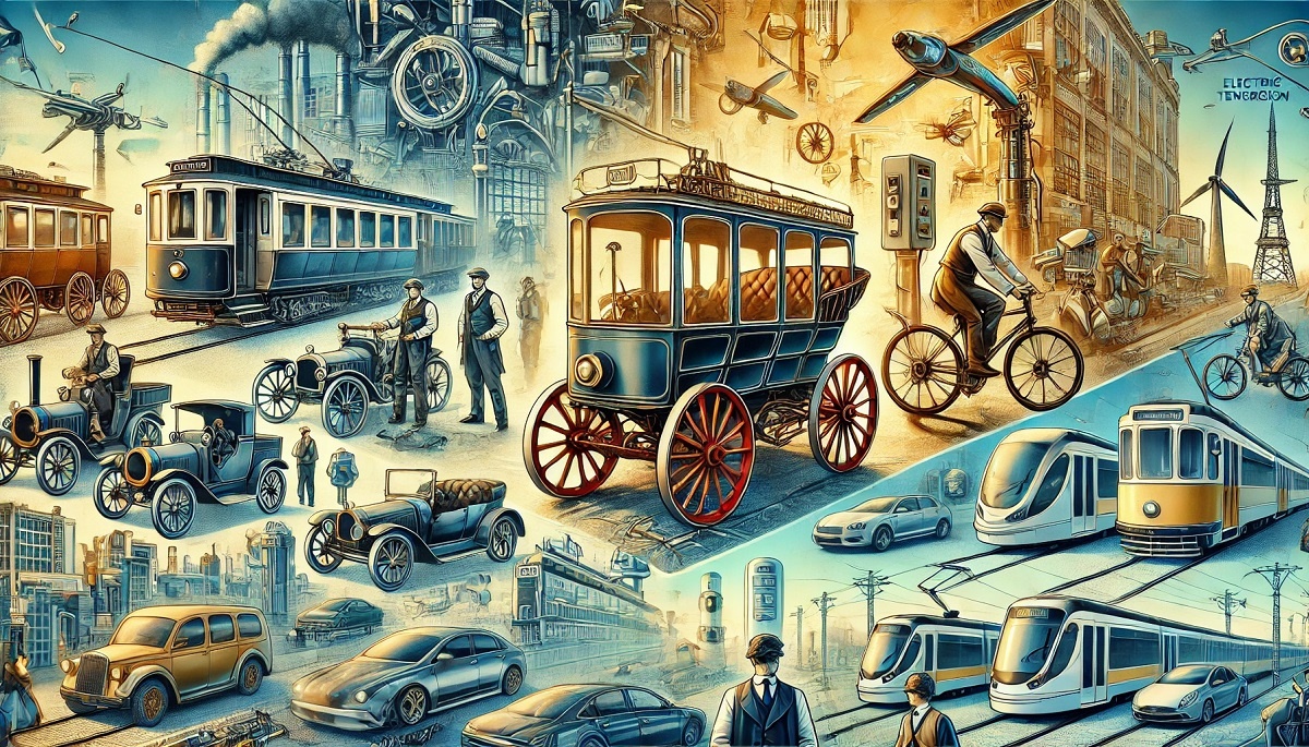 История развития электротранспорта