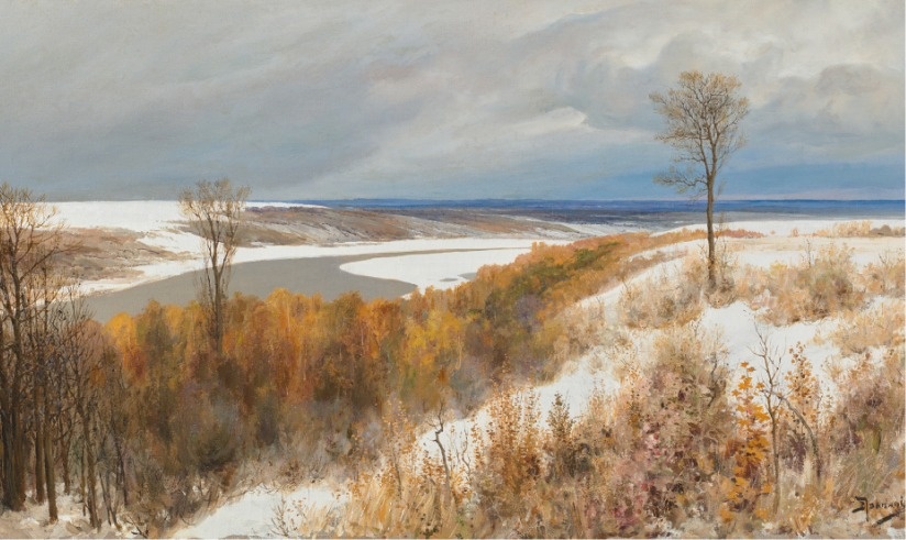 Василий Поленов. Ранний снег. 1891. Источник: фотоо из Интернета