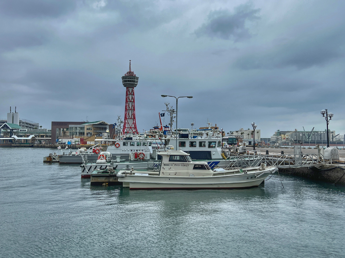Порт, Фукуока, Япония. Фото автора 