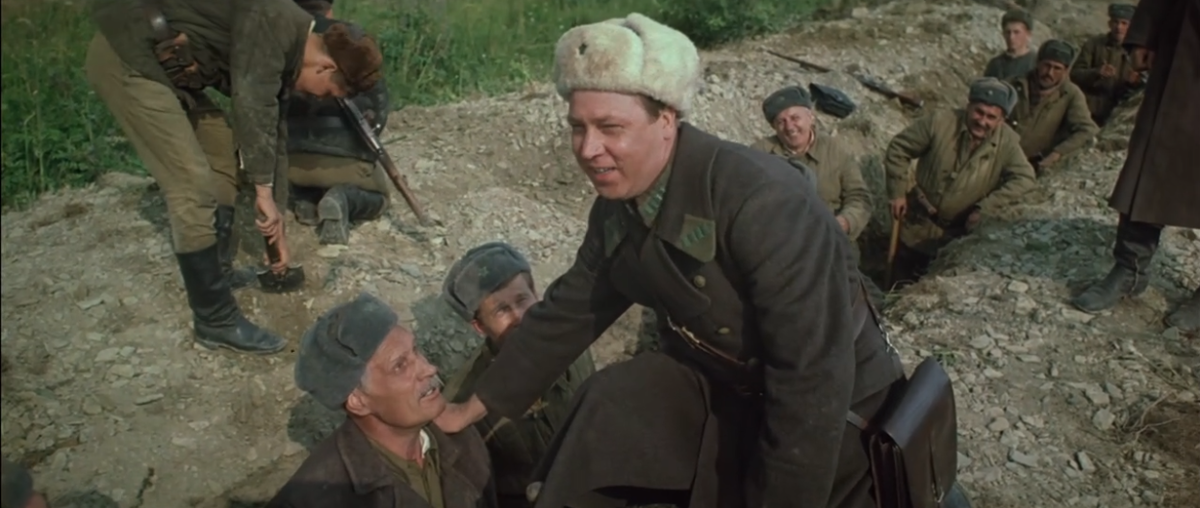 Кадр из фильма "Битва за Москву" (1985). Полковник Полосухин - Николай Иванов