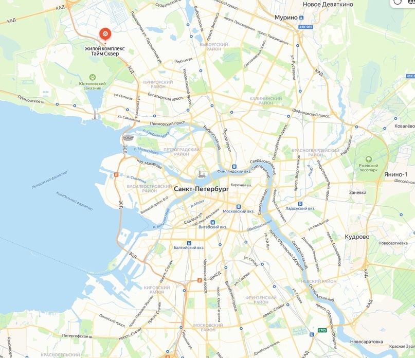 ЖК «Тайм Сквер». Расположение. Листайте карусель.1 из 2