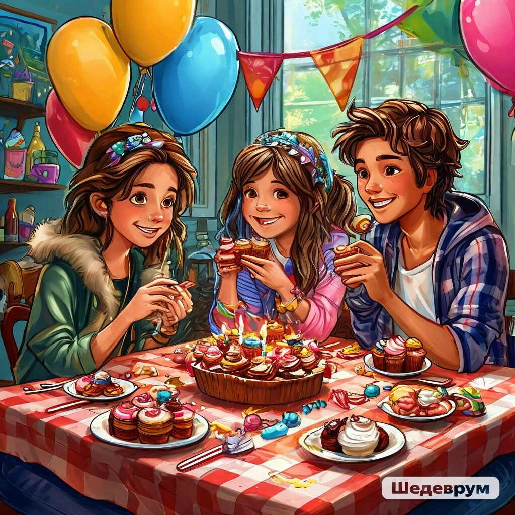 Авторские рисунки в приложении"Шедеврум"