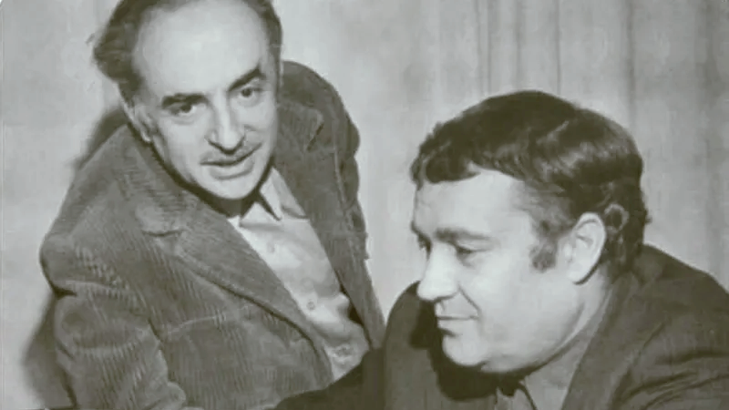 Эльдар Рязанов вместе с Эмилем Брагинским