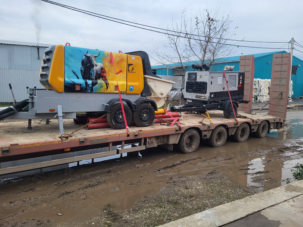 Бетононасос мобильный... 