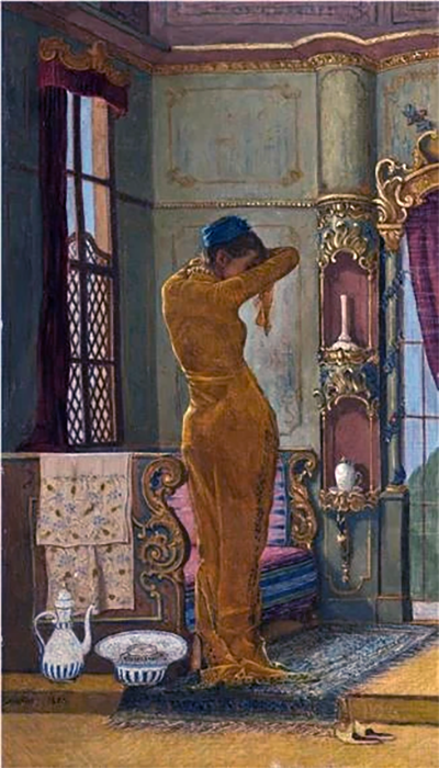 Осман Хамди. В её будуаре, 1880. Частная коллекция