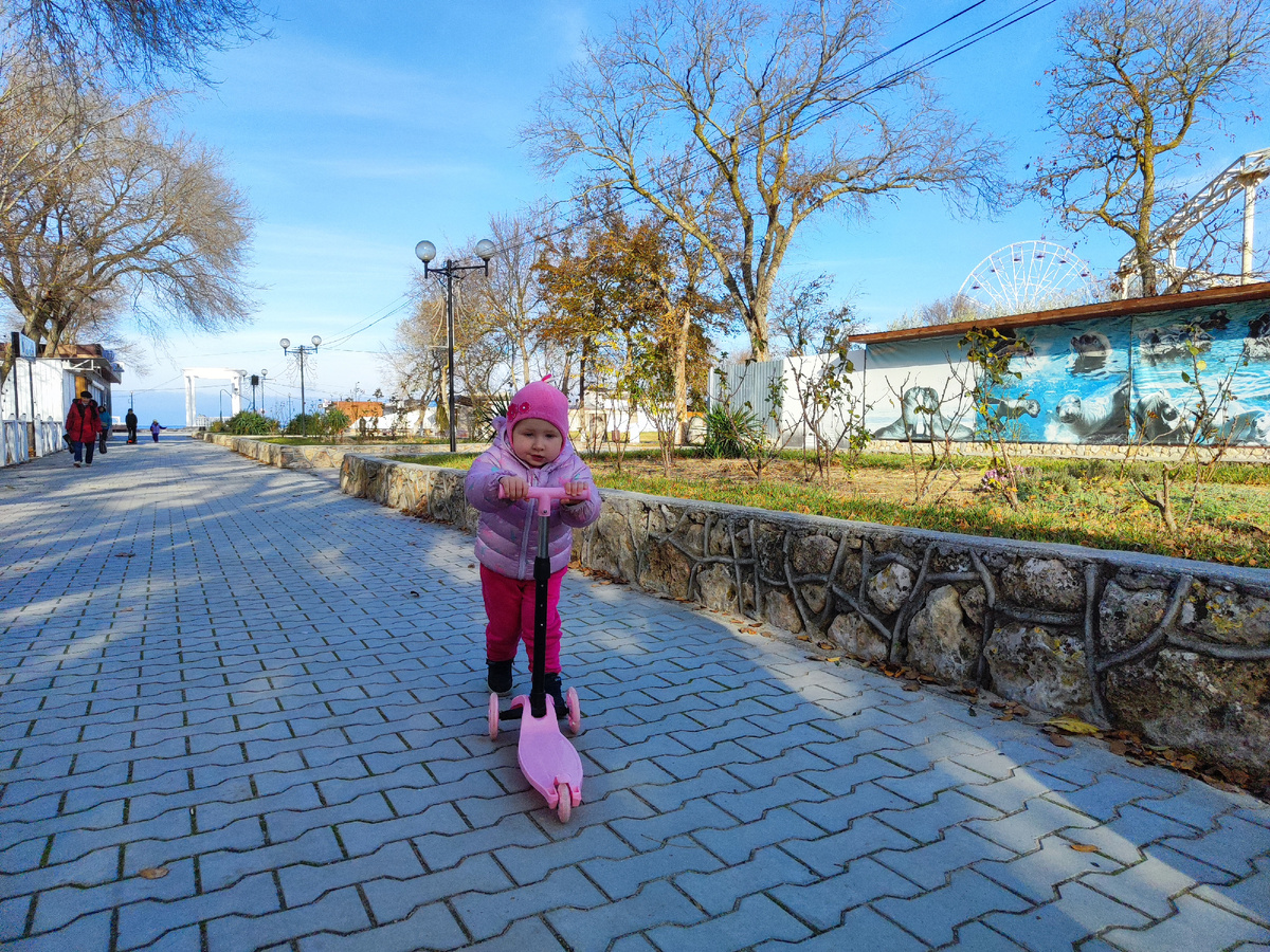 гуляем в парке у моря