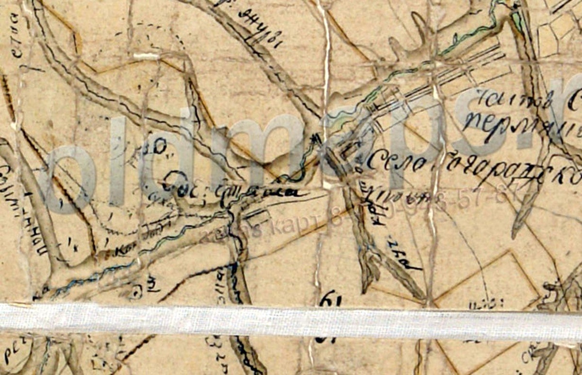 1885г. План генерального межевания Казанского уезда.