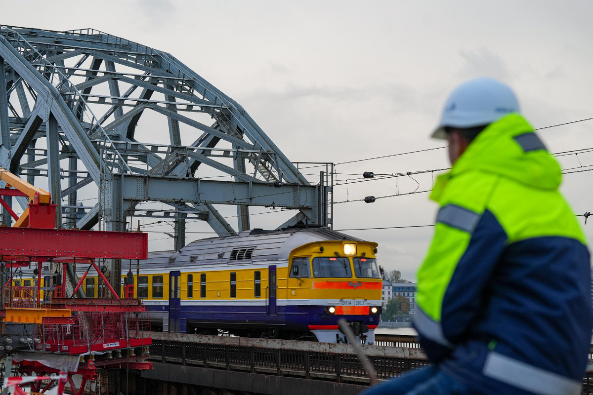 Строительные работы на центральном узле Rail Baltica в Риге © CC BY-SA 2.0 / Saeima / Ieva Ābele