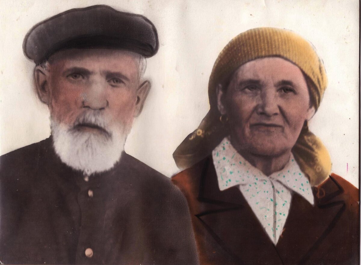 Переселенцы Хаванские Николай Степанович и Меланья Семеновна. Д. Малороссийка