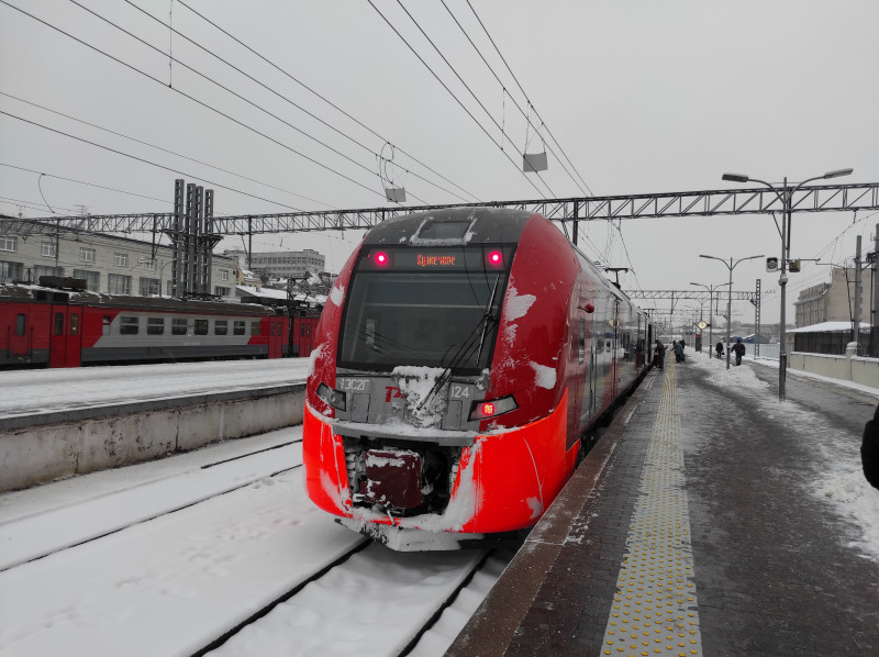 В этот раз мы ехали не на гремучем "демихе" или "торжке", а на бесшумной и комфортной немецко-уральской Ласточке