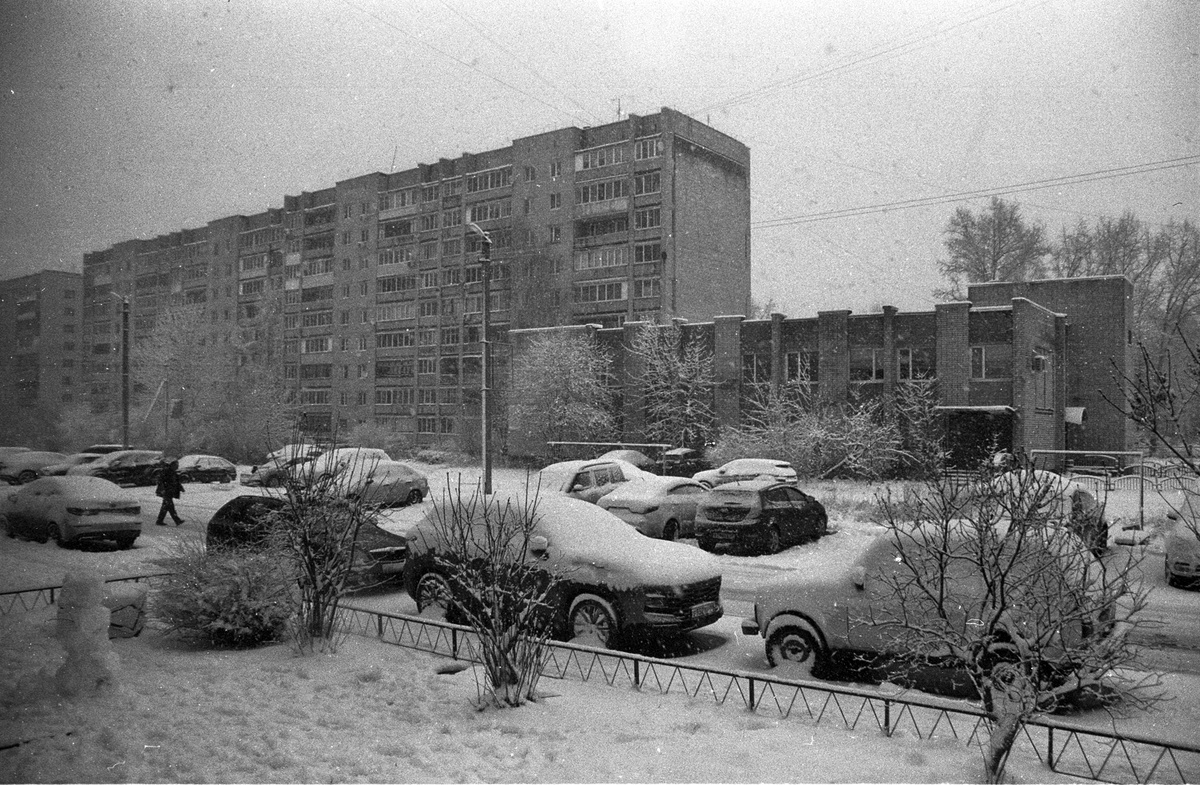 Вид из окна. Конец ноября.