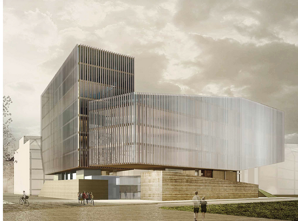 Здание Высшей школы социальных наук, кампус Condorcet. 