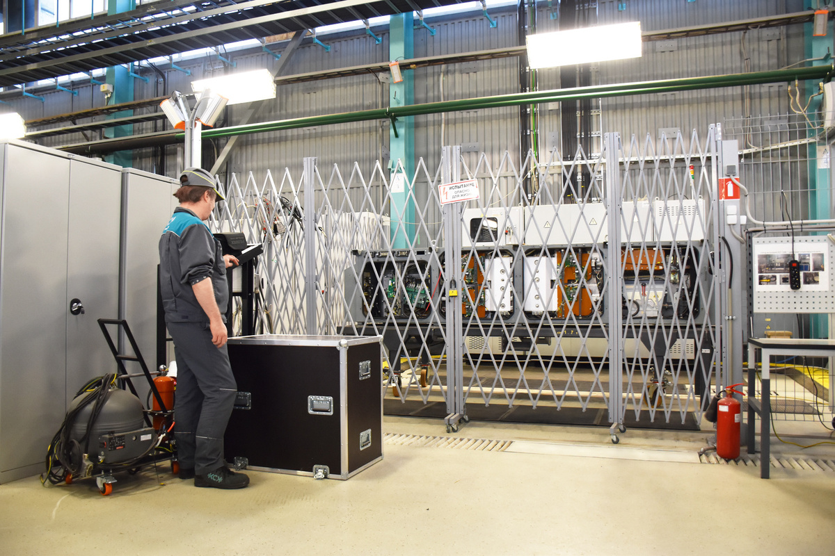 Испытательная площадка для инвертора от «Иволги» на КСК СП