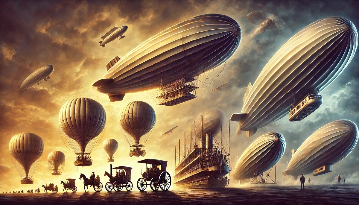 Зарождение и развитие дирижаблестроения