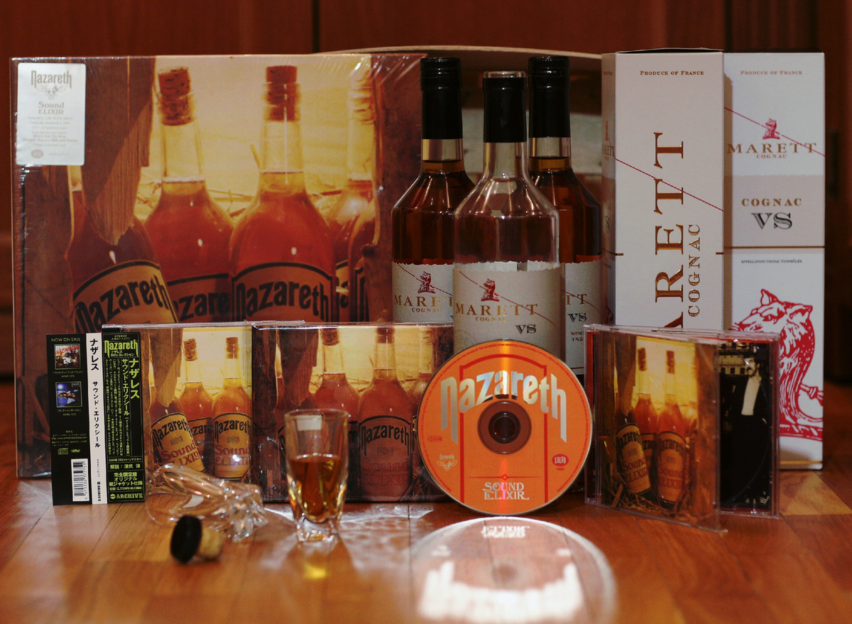 Варианты изданий альбома «Sound Elixir» 1983 года группы Nazareth.