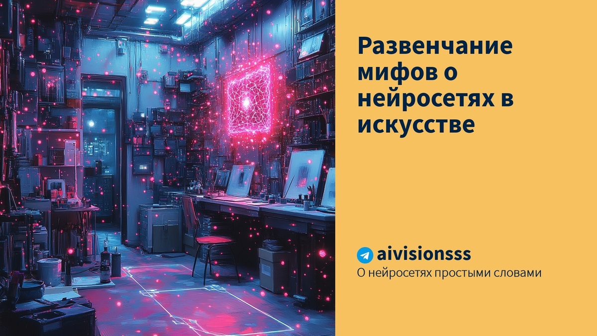    Развенчание мифов о нейросетях в искусстве aivisions