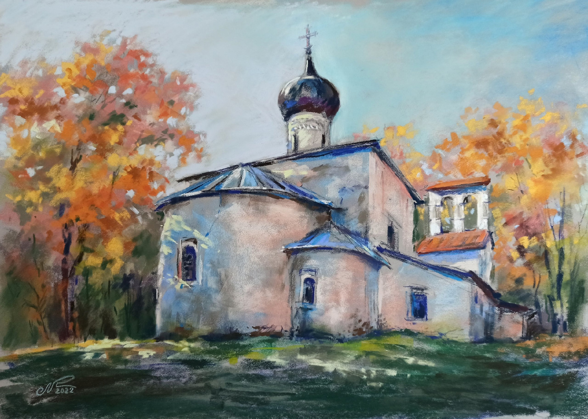 Наталья Плеснецова, Церковь Новое Вознесение 15 век. Псков.