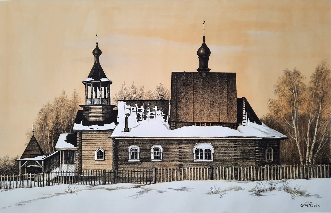 Наталья Алексеева, Церковь во имя Муромской иконы Божией Матери. Муромский р-он., д. Мишино