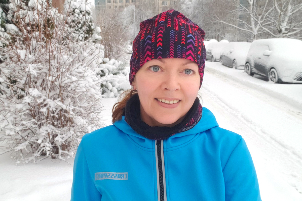 Снег - совсем не повод пропускать пробежку