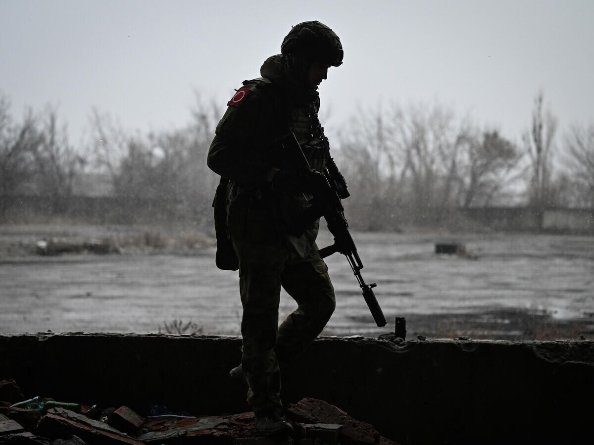    Военнослужащий ВС РФ в зоне СВО© РИА Новости / Станислав Красильников