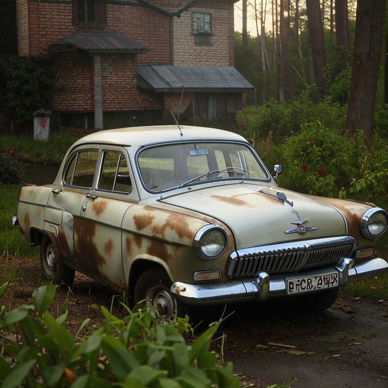 Та самая волга во дворе