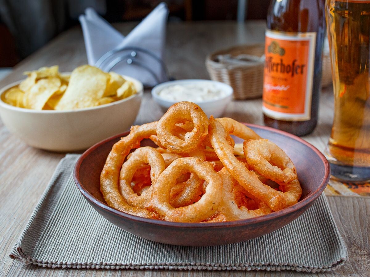     Луковые кольца в пивном кляре