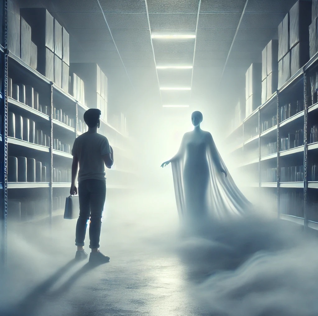 Встреча с подругой в магазине 