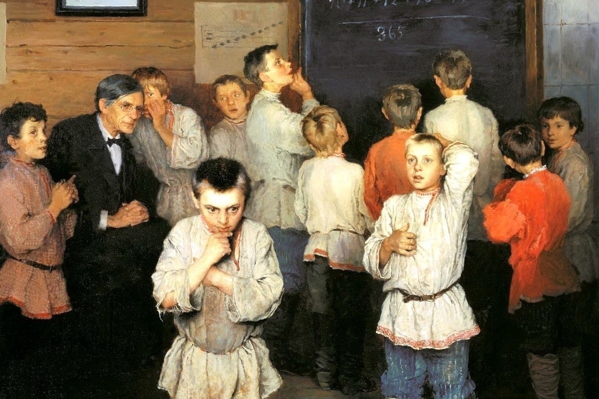   Н. П. Богданов-Бельский, «Устный счет». Фото: общественное достояние