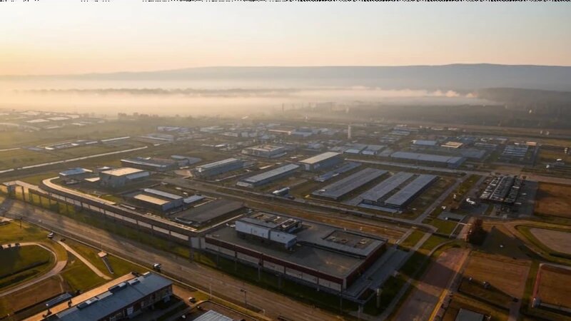     Как может выглядеть новая промзона в Барнауле, которую начнут строить в 2025 году. Fision Brain