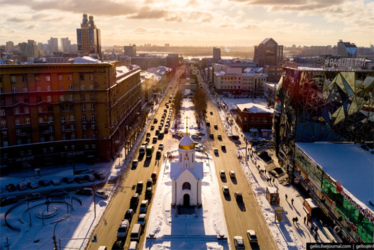 Символ Новосибирска – часовня во имя Николая Чудотворца. Фото Слава Gelio Степанов.📷
