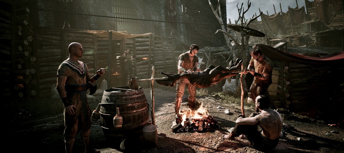 Старый лагерь в Gothic 1 Remake.