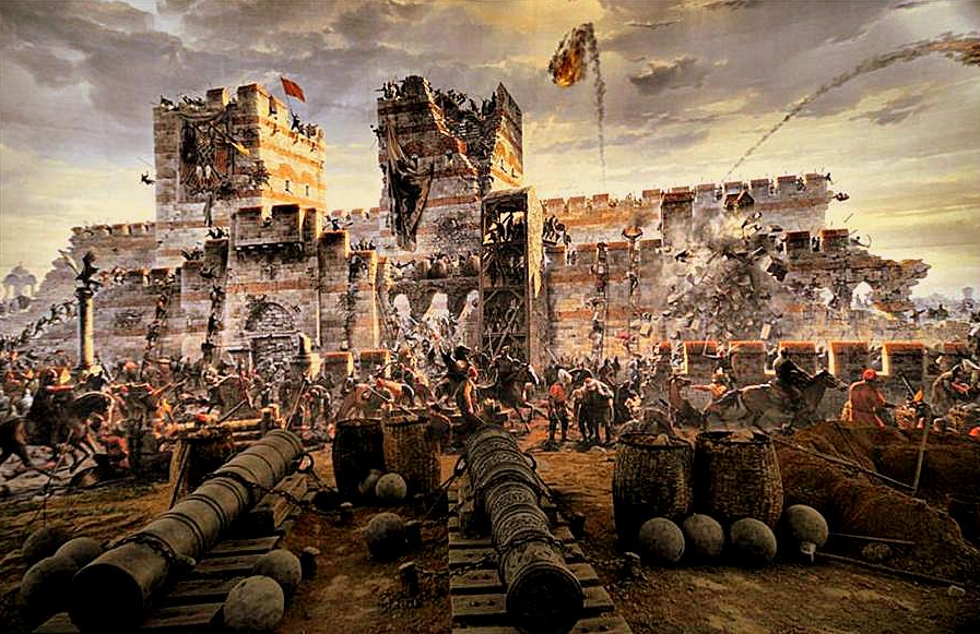 Взятие Константинополя османами в 1453 году