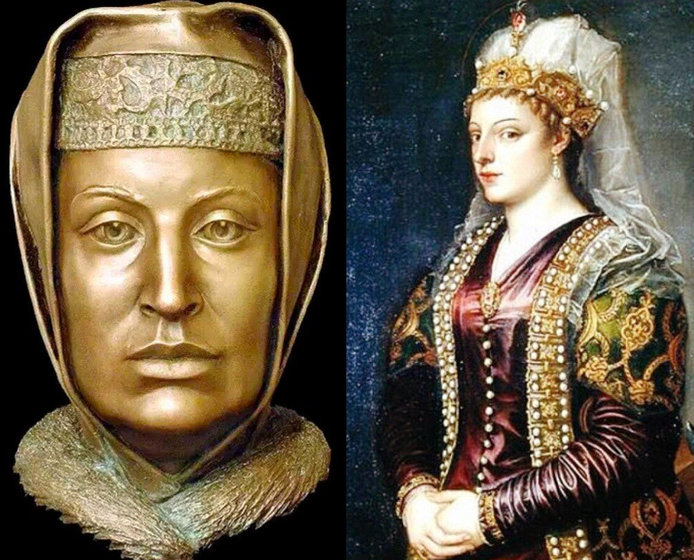 Реконструкция облика и прижизненный портрет Зои Палеолог