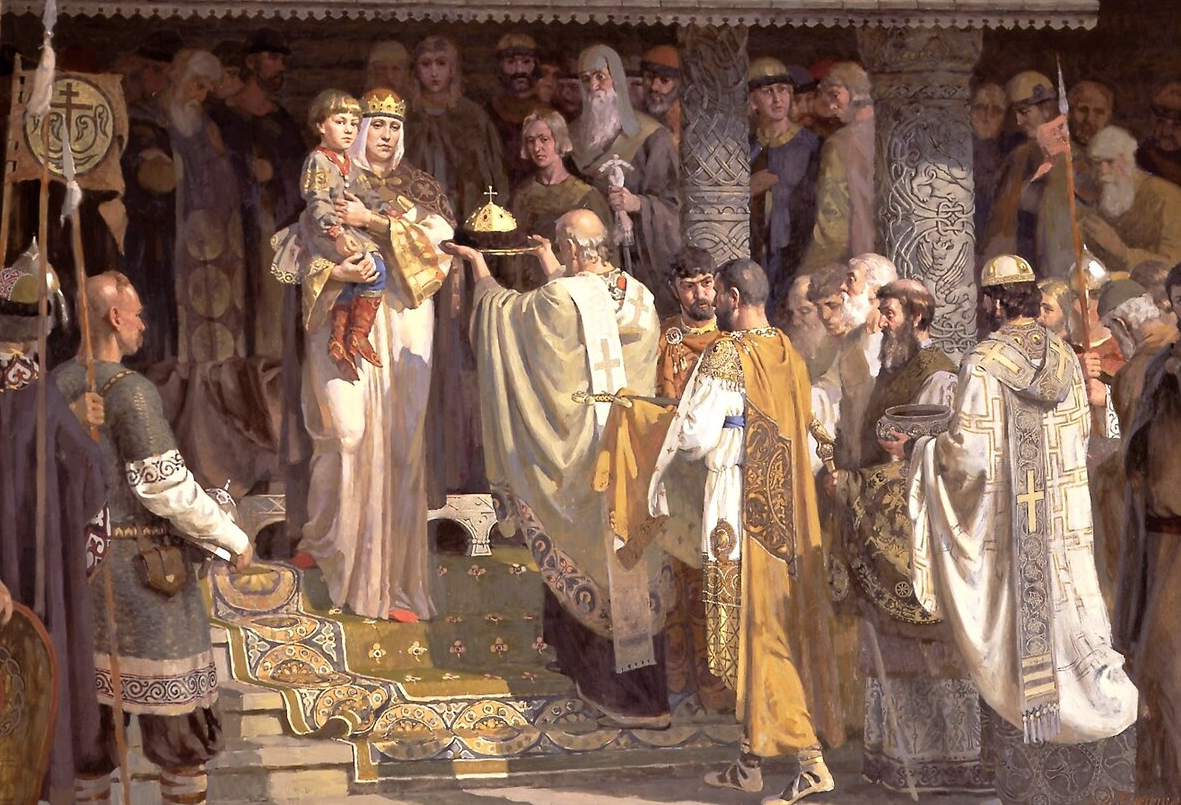 Принятие регентства Еленой Глинской