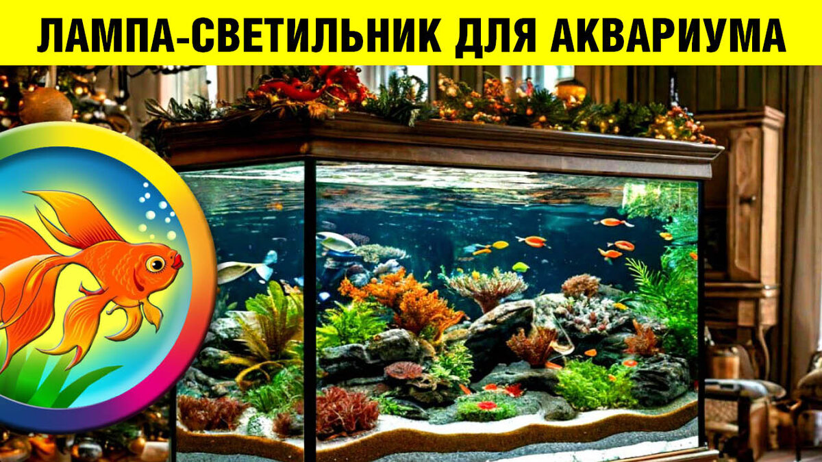 Лампа-светильник для аквариума. Купить.