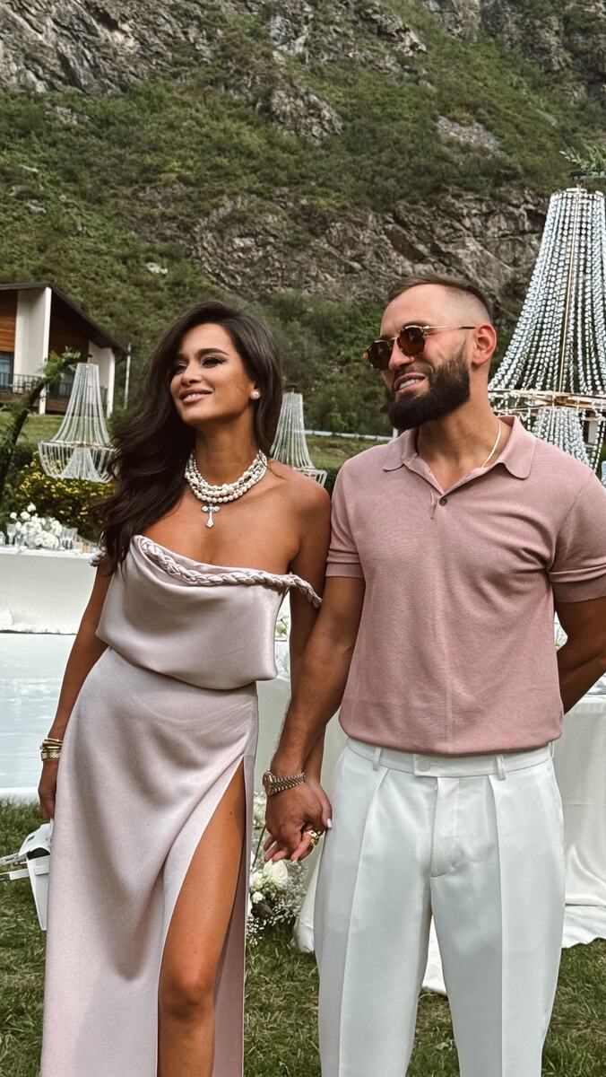 Ксения Бородина и Николай Сердюков. Фото: соцсети/@borodylia