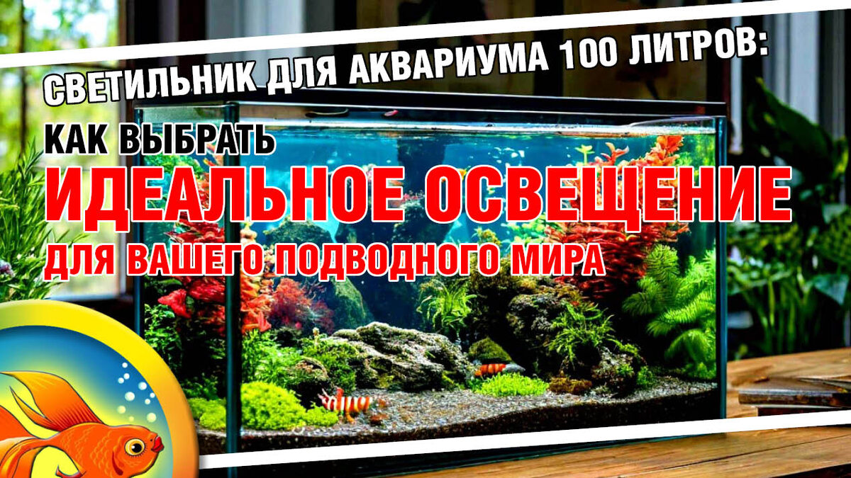 Светильник для аквариума 100 литров: как выбрать идеальное освещение для вашего подводного мира. Купить.