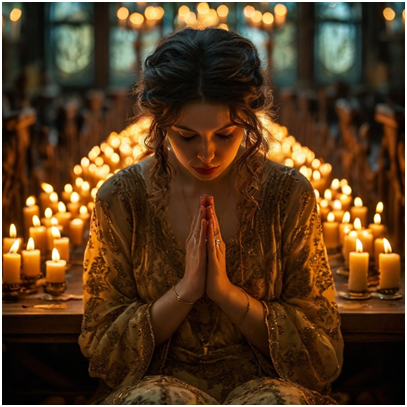 Сгенерировано ИИ- обращение к Господу.