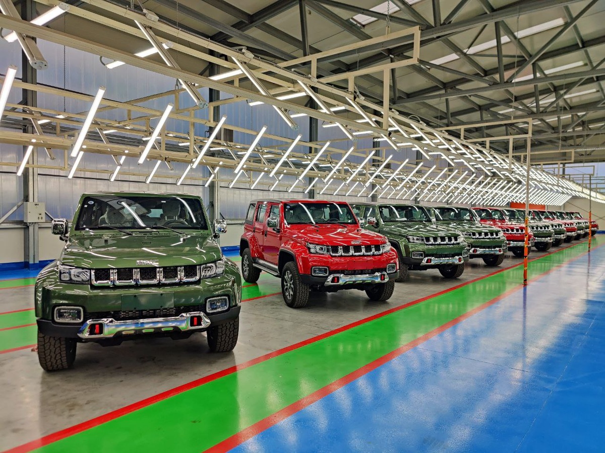 Автомобили BAIC в настоящее время выпускаются на заводе Автотор в Калининграде.
