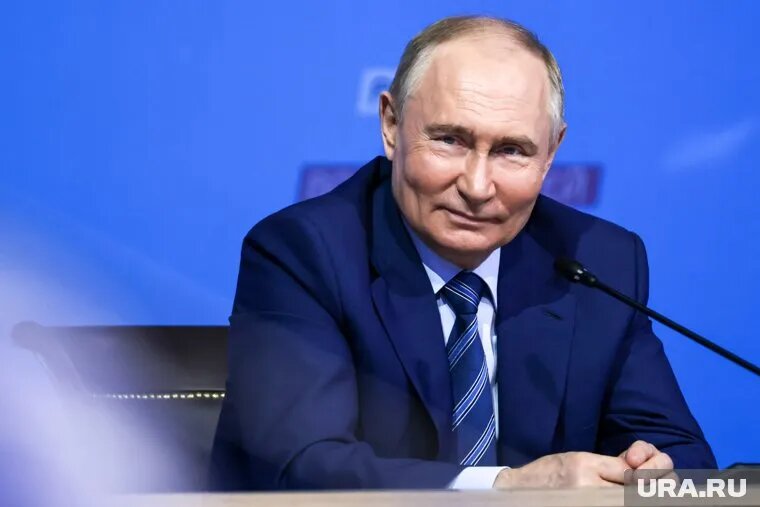 Вопросы Владимиру Путину можно будет задавать до конца пресс-конференции. Фото: Владимир Андреев © URA.RU