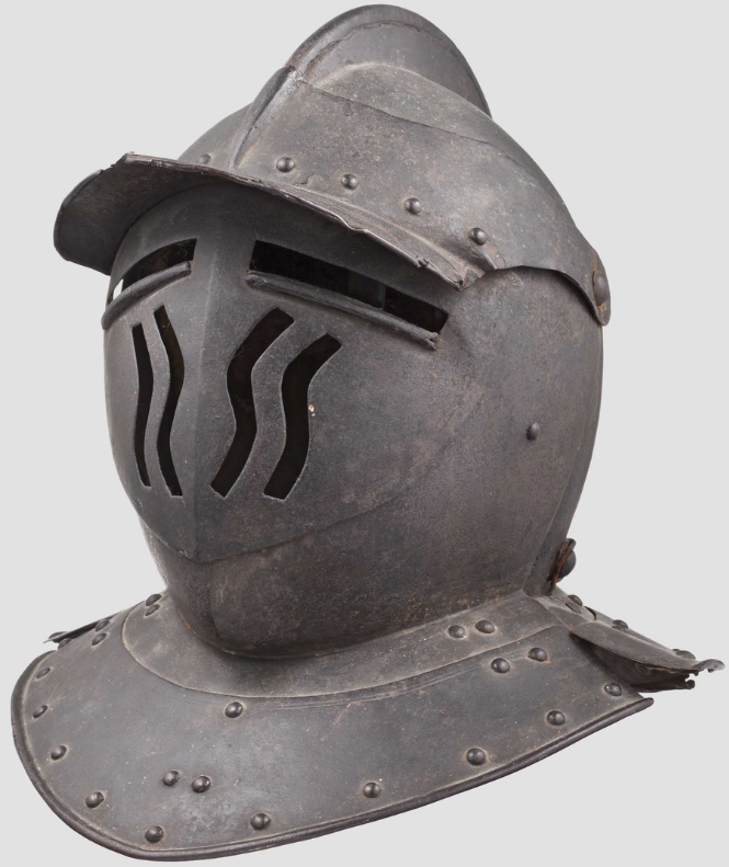 Модификация бургиньота (закрытый бургиньот), германия. около 1620 года. Пулестойкая.