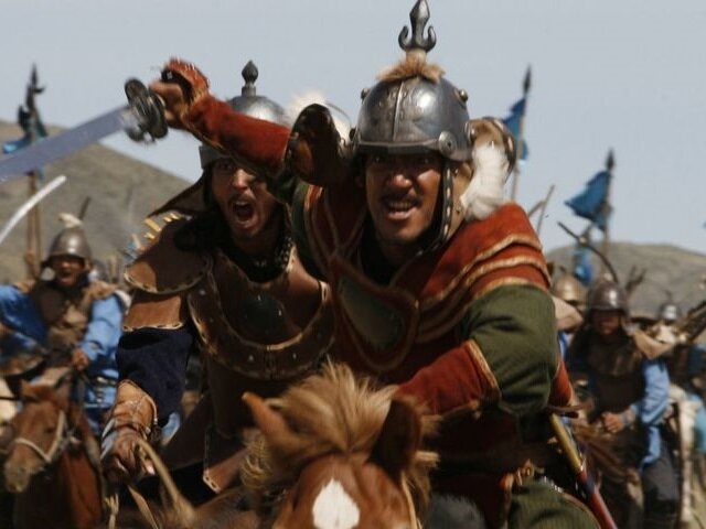 кадр из фильма "Чингисхан"