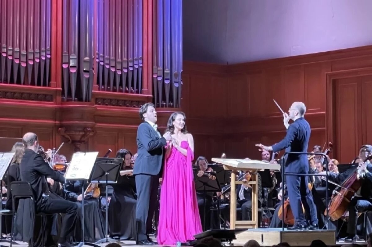    Звезда мировой оперы Аида Гарифуллина дала единственный концерт в Москве
