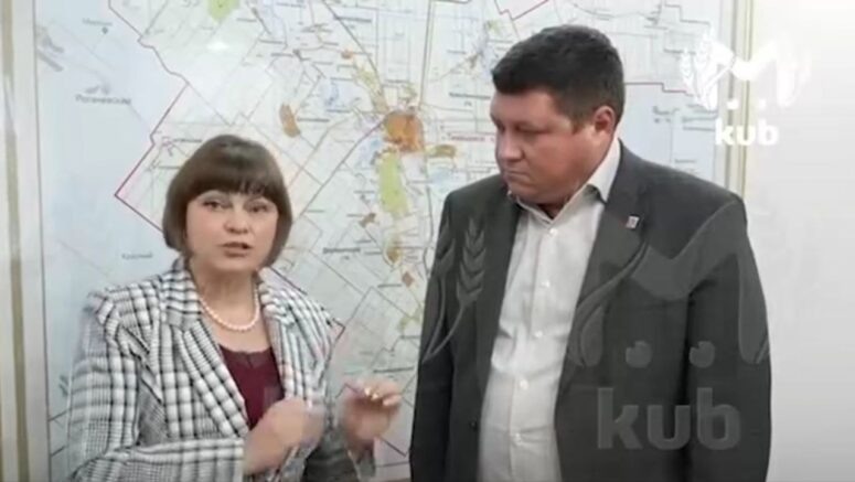    Екатерина Сандецкая и Андрей Палий / t.me/kub_mash/